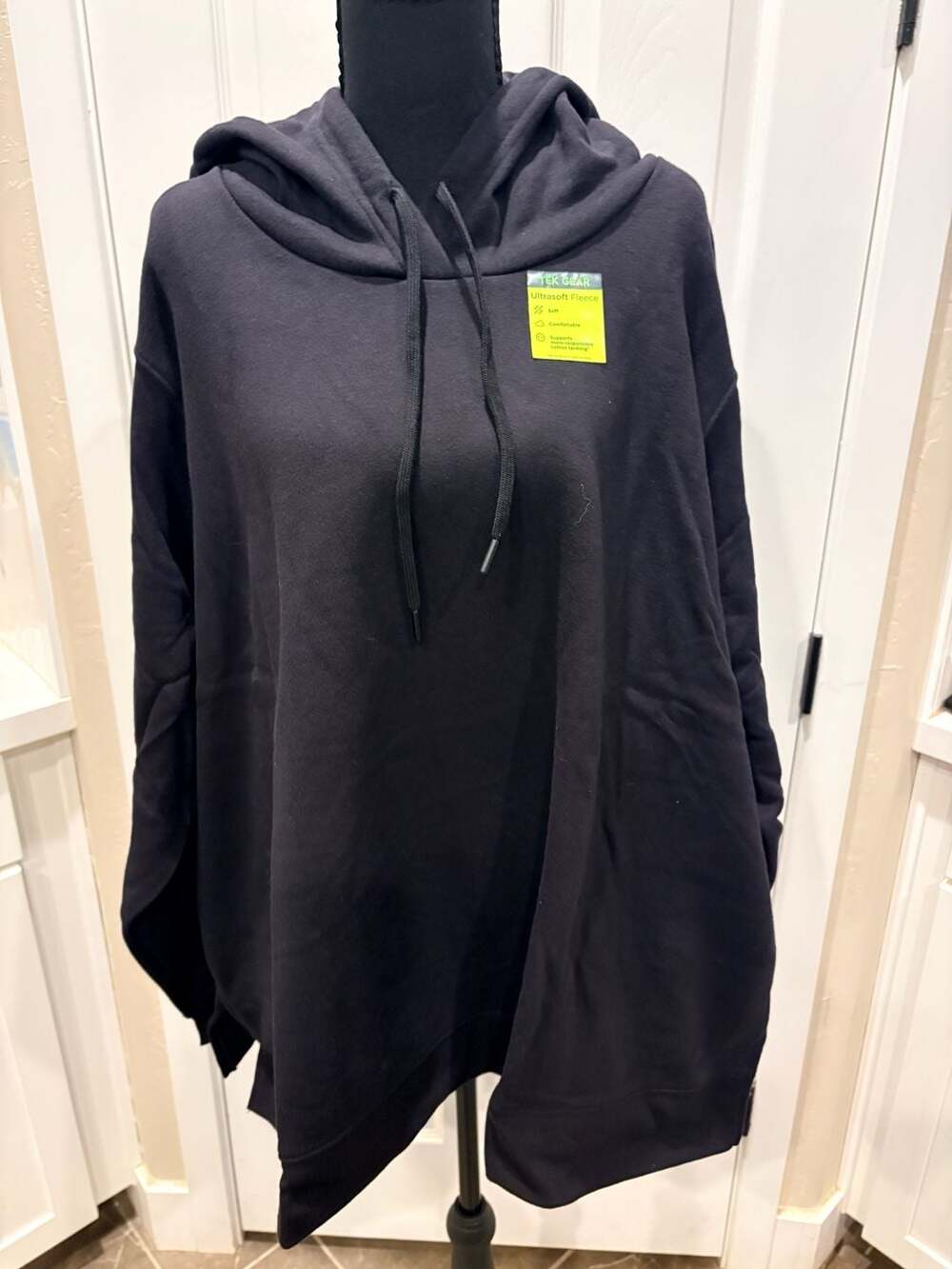 Tek Gear Ultrasoft Fleece Black Hoodie Size 3X (44)